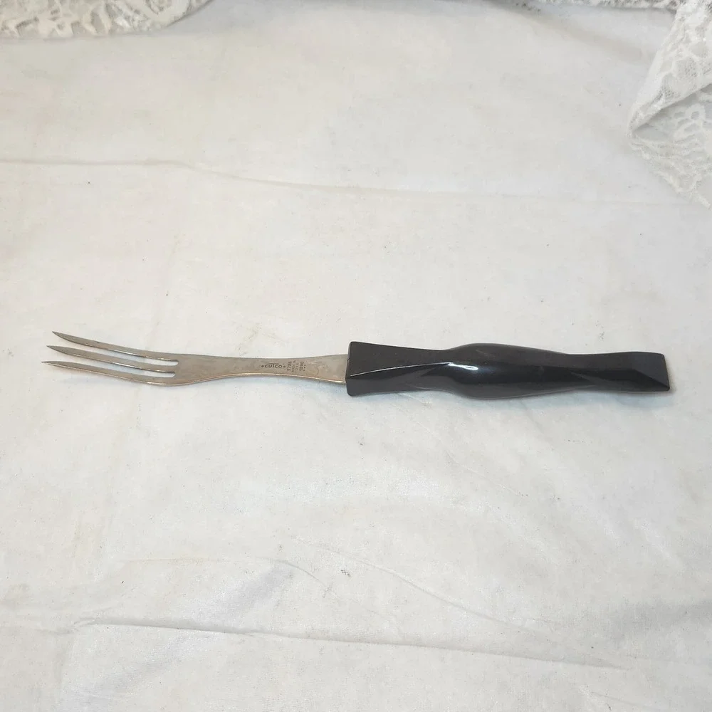 Cutco # 1726 Classic Turning Fork Classic Dark Brown Vintage 1990‎ Made In USA